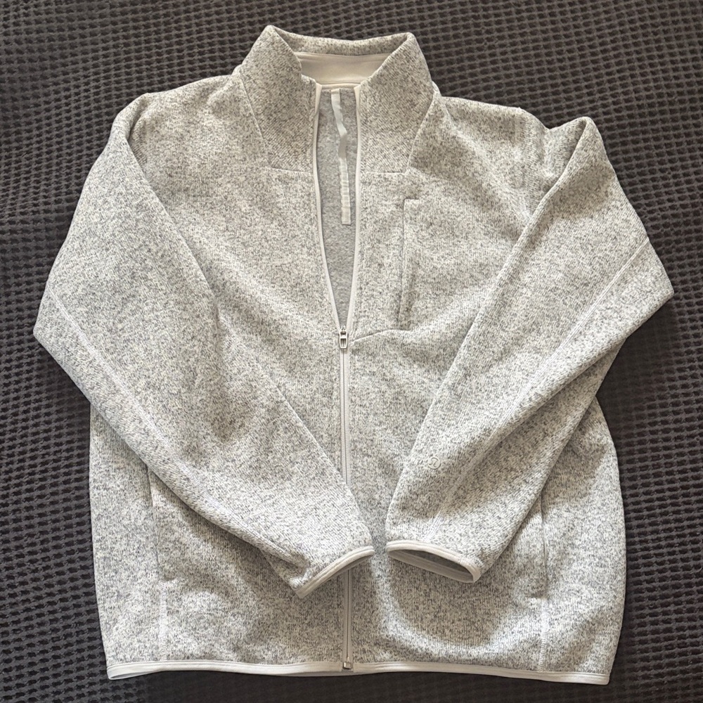 lululemon athletica Gray Zip Up Sweater